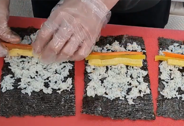꼬마김밥 6단계 2단계