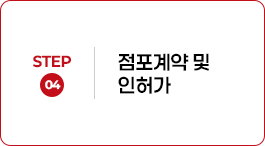STEP 04 점포계약 및 인허가
